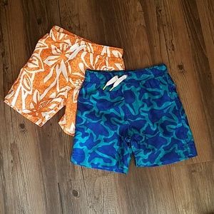 Two Pairs NEW 2T Swim Trunks